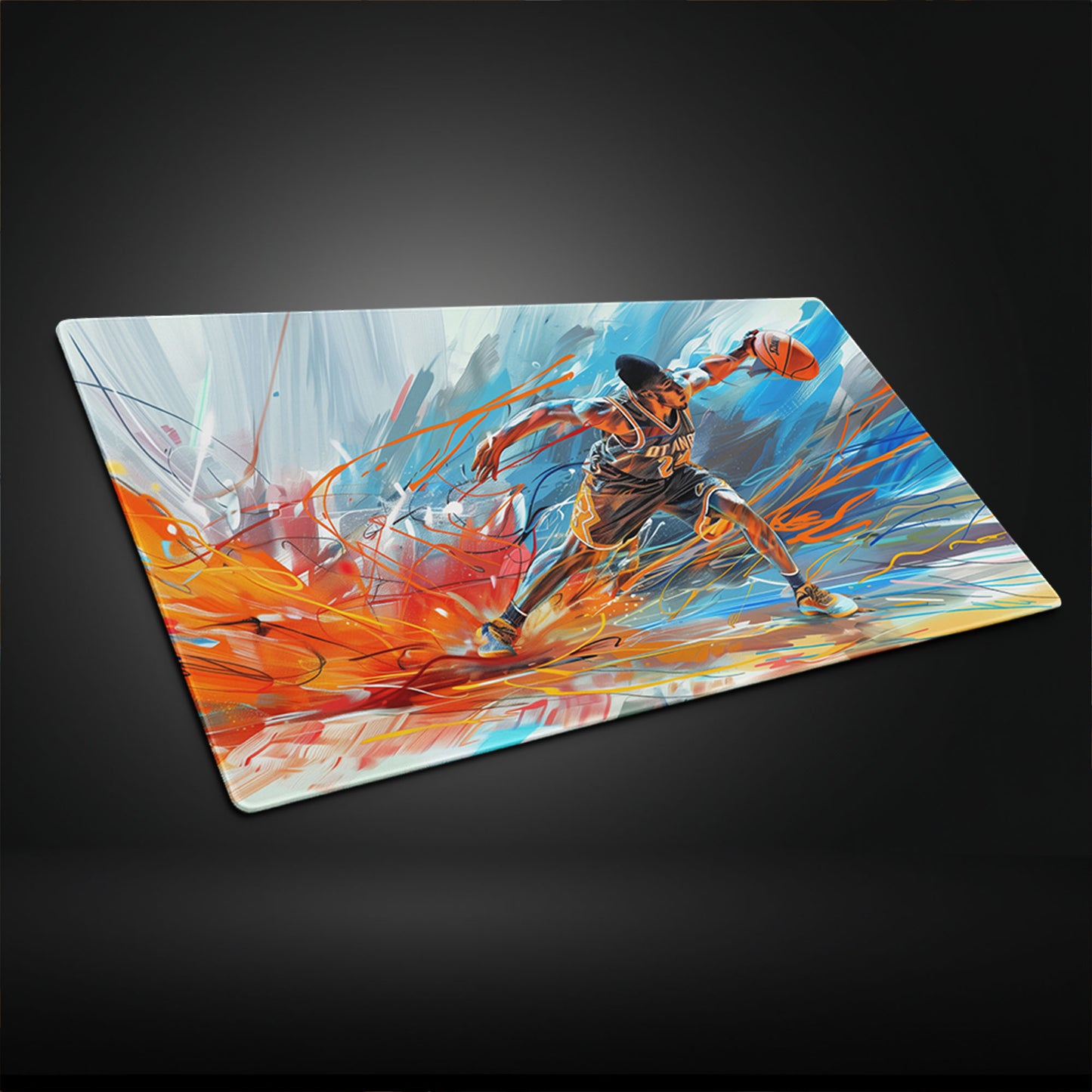 Basketball Bball Dribble Court Extended XL Gaming Mouse Pad