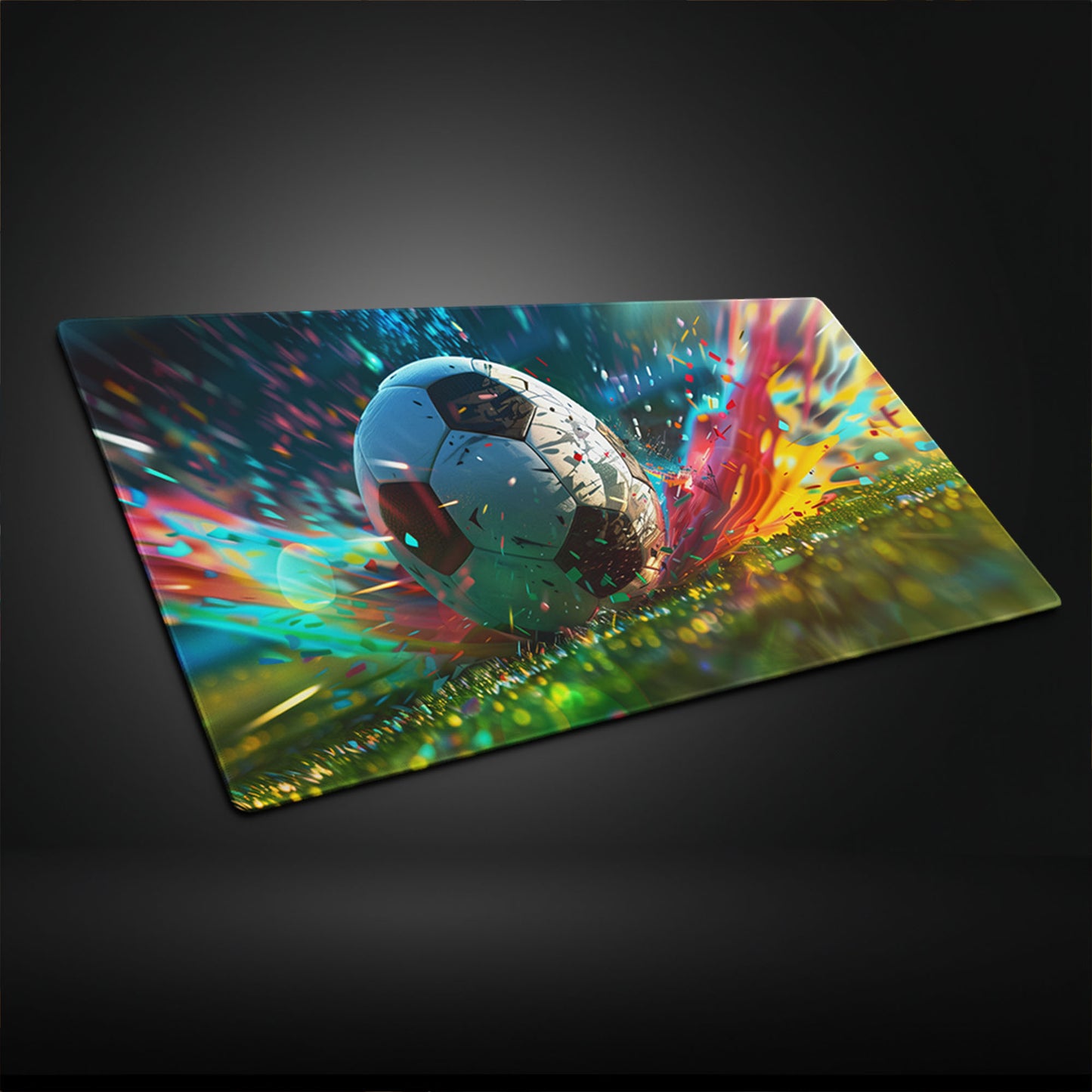 Soccer Ball Football Action Art Extended XL Gaming Mouse Pad