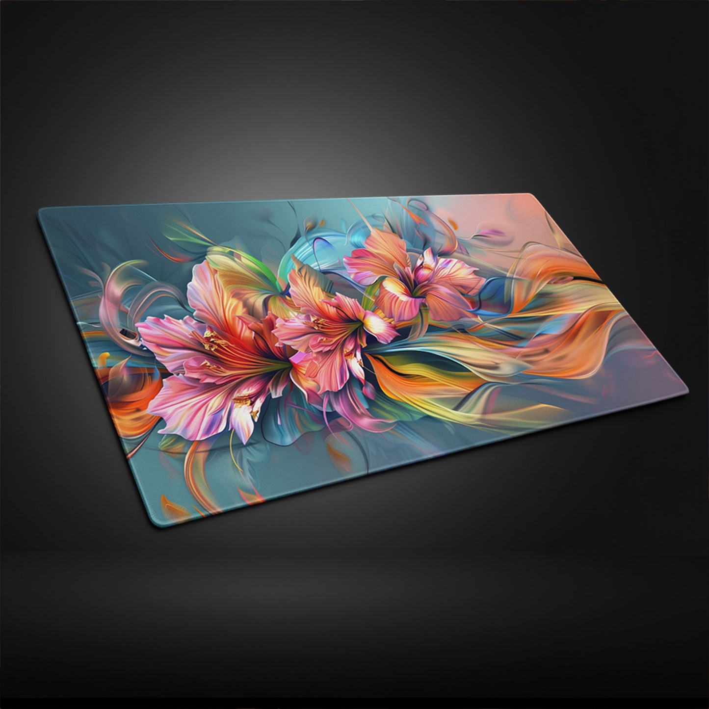 Stargazer Lilies Bouquet Flowers Extended XL Gaming Mouse Pad