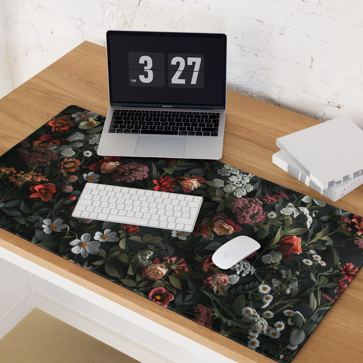 Cottagecore Moody Floral Extended XL Gaming Mouse Pad