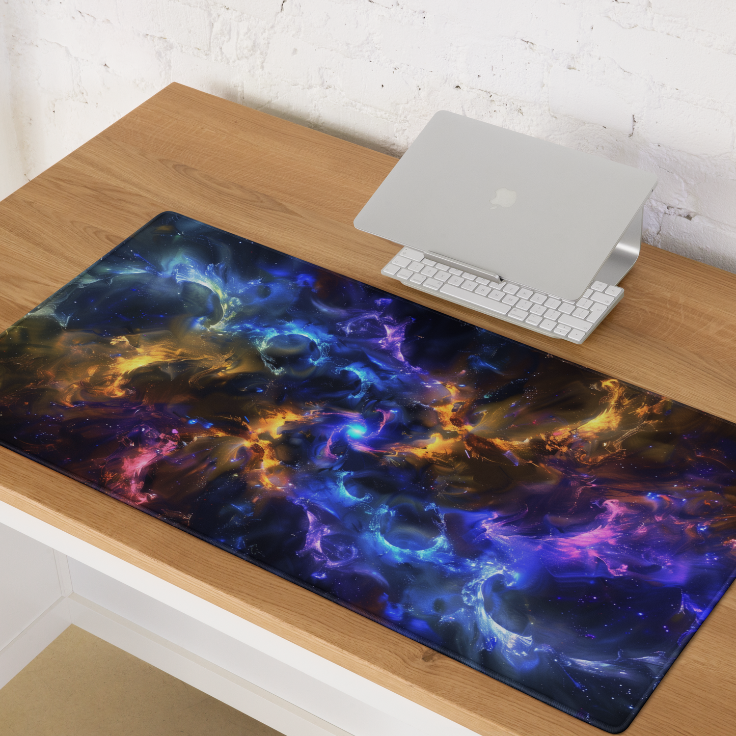 Mesmerizing Electric Galaxy Universe Outer Space Extended XL Gaming Mouse Pad